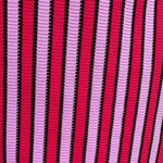Anne cole  | Dark Pink & Lavender Stripe Tankini Swimsuit Top Size XS NWT Beach Photo 8
