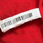 Farrow Women's Medium Claudia Red Dress Button Up Rouched Sleeves Photo 6