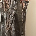 1. State NEW NWT  Spaghetti Strap Metallic Slip Dress Silver Vegan Faux Leather 2 Photo 9