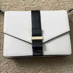 Kate Spade NWOT Kate space shoulder bag white/blk leather Photo 1