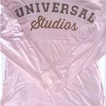 Spirit Jersey Light Pink & Gold Universal Studios Long Sleeve Top Photo 0