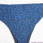 NEW Acacia Mateo bikini‎ bottom leopard animal print blue Amur, S Blue Photo 12