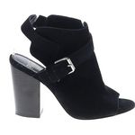Paige Mimi Black Suede Block Heel Sandal 8 Photo 0