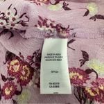 Lucky Brand  Size S Pink Boho Floral Blouse Top Relaxed Babydoll Comfy Boho Chic Photo 6