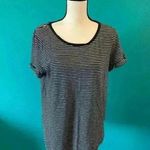 H&M ⭐️  black striped shirt in size medium Photo 0