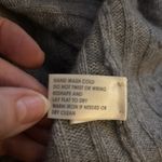 White + Warren Cashmere Cable Knit Cardigan Sz S Gray Heather Open Front LS Photo 5