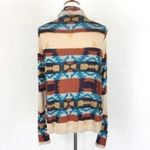 Skies Are Blue  Cardigan Small Multicolor Open Front Boho Sweater Photo 2