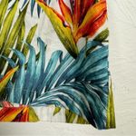 Tori Richard  Uniforms Teal Blue Palm Leaf Print Hawaiian Button Down Shirt S Photo 5