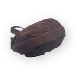 Y2K: Robert Lee Morris 𑁍 Gold Plated Brass Floral Medallion Clutch Crossbody Bag Brown Photo 8