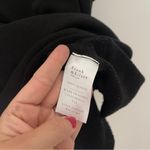 Frank & Eileen  Black One Size Triple Fleece Capelet Top Short Sleeve Photo 3