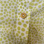 Chico's Chico’s white green dot print long sleeved button down shirt Photo 3