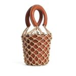 STAUD  Moreau Leather Bucket Bag NEW Designer  Photo 4