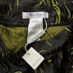 Max Mara Max Mara Cellula Logo Embroidered Jacquard Skirt Size 12 Black Green NWT Photo 8