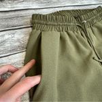 Shinestar Womens Jogger Pants M Med Medium Army Olive Green Elastic Waist Skinny Photo 2
