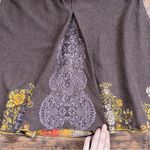 IVKO Woman • floral jacquard skirt brown wool knit flare Serbia bohemian Size M Photo 8