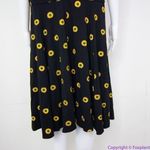 Unique Vintage  X GB Gwynnie Bee‎ Sunflower Black Dress, L Photo 8