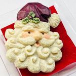 None Handcrafted Santa Claus Lapel Pin With Festive Design & Red Hat Photo 0