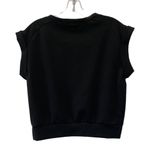ABS Allen Schwartz Allen Schwartz ABS Denim Collection Women’s Black Cropped Top Cuff Photo 4