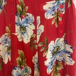 Band of Gypsies Red Floral Jumpsuit Photo 1