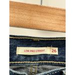 Levi's  Womens 26 NWOT Low Pro Straight Denim Jeans Loose Distressed Fit Baggy Photo 5