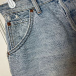 We The Free  High Rise Button Fly “BFF” Embroidered Denim Skirt size 25 NWT Photo 2