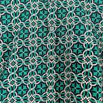 J.Crew 🦋 Lattice Medallion Teal Pale Pink Long Sleeve Blouse Cotton Silk Size 4 Photo 1