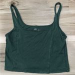 Aerie NEW  Green Cropped Corset Tank Top Women’s Large Photo 1