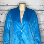 Zanzea Collection NWT Size XL Blue Soft Fabric Decorative Button Blazer Jacket Photo 1