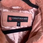 Coral Pink Faux Fur Jacket EUC Sz Medium Photo 5