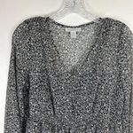 Motherhood  Maternity Dress Size Medium Black Floral Lined Boho Photo 2