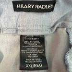 Hilary Radley Cropped Pull On Career Office Workwear Blue Pants Womens Size XXL Photo 1