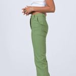 Princess Polly Boogie Pants Green Flare Photo 2