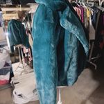 The Comfy rain + rose TEAL GREEN faux fur long sleeve jacket with pockets soft warm New with tag  Smoke and pets free  Same day shipping Faux fur: No ANIMALS WERE HARMED IN THE MAKING OF THIS FASHION THIS GARMENT HAS BEEN HANDCRAFTED BY Rain + Rose STAFF FOR YOUR COMFORT Photo 4