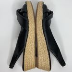G.H. BASS & Co. Black Wedge Sandals Size 6.5 Photo 9