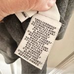 Diane Von Furstenberg  Mackenzie Grey Colorblock Reversible Wrap Wool Coat Small Photo 6