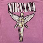 Nirvana In Utero Live 93 Grunge Band T-Shirt Size Large Photo 1