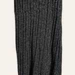 Keepsake  The Label Black Metallic Off Shoulder Knit Long Sleeve Dress S Photo 9