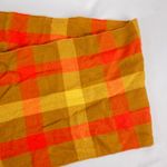 Handmade Brown Yellow Red Woven Tassel Scarf Unisex Mens Womens One Size Photo 2