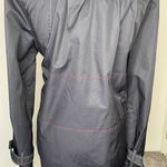 Kristen Blake Black Mock Neck Accent Buttons Zip Pockets Button Sleeves Preppy M Size M Photo 3