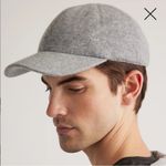 Quince New  Cashmere Baseball Cap Light Heather Grey Photo 0