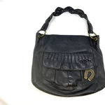 Betsey Johnson Betsy Johnson Vintage Black Vegan Leather Western Horseshoe Shoulder Bag Photo 1
