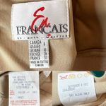 En Francais by Huey Waltzer Sparkle Knit Maxi Dress Beige Vintage size 8 Tan Photo 4