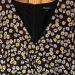 Madewell  Wrap-Front V-Neck‎ Maxi Dress in French Floral True Black Size 2 Photo 9