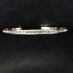 Swavorski Swarovski White Gold & Clear Crystals Bangle Photo 0