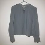 Petite Studio NYC Buvette Blouse in Dusty Blue Size XS Photo 3