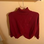 Buckle Red by BKE Turtleneck Sweater in Cabernet Photo 5