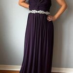 City Triangles Strapless Purple Maxi Formal Gown Size 15 Photo 0