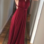 Red Formal Prom Dress Size 4 Photo 0