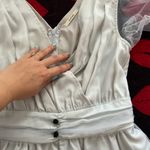 EATME Japan gray tulle v neck jumpsuit XS Photo 2