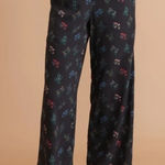Marine layer BOGO  Kiley Floral Pants - Black India Floral Print Photo 0